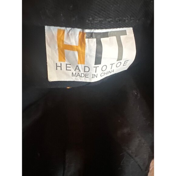 Black Cap Embroidered Vespa Scooter Piada Italian Unifornm Adjustable - Picture 6 of 6